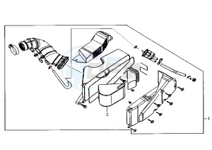 ATTILA - 150 cc drawing INTAKE