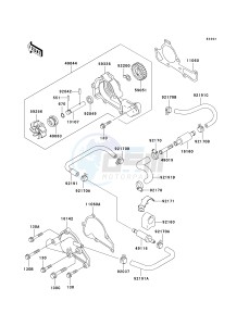 KAF 620 E [MULE 3010 4X4] (E6F-E8F) E8F drawing WATER PUMP