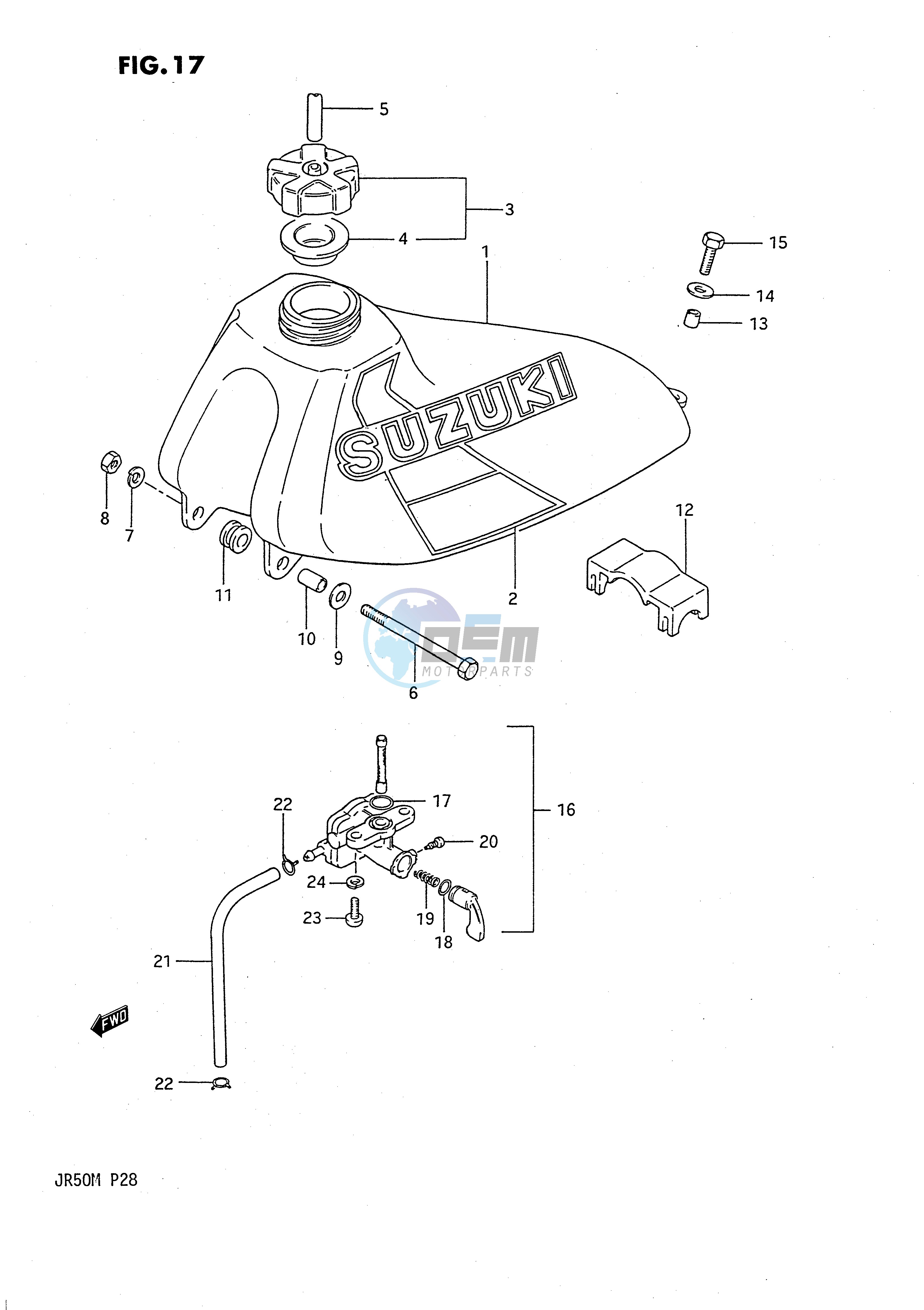 FUEL TANK (MODEL E)