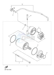 FZ8-S ABS FZ8 FAZER (ABS) 800 (1BD5 1BD7) drawing STARTING MOTOR