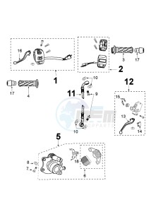 KISBEE MX drawing BRAKE SYSTEM