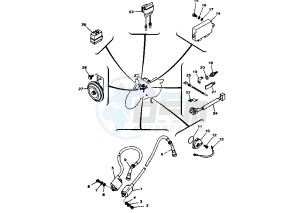 XV VIRAGO 535 drawing ELECTRICAL DEVICES