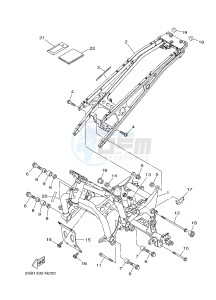 XT1200ZE SUPER TENERE ABS (BP91) drawing FRAME