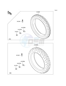 ER 650 A [ER-6N (EUROPEAN] (A6S-A8F) A8F drawing TIRES