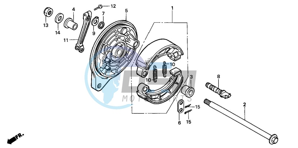 REAR BRAKE PANEL