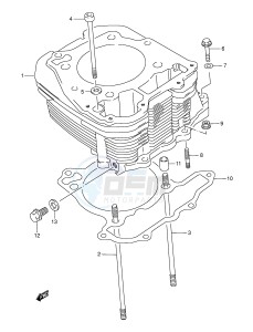 DR800S (E4) drawing CYLINDER