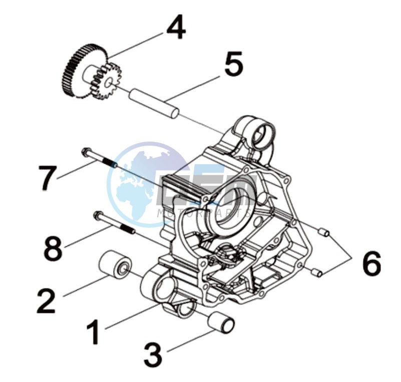 CRANKCASE  RIGHT