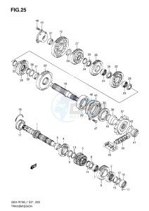 GSX-R750 drawing TRANSMISSION