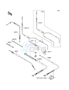 KVF750 4x4 KVF750A6F EU GB drawing Cables