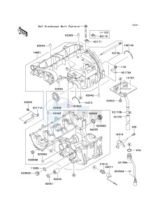 ZX 600E [ZX-6 NINJA ZZR 600] (E10-E13 E13 CAN ONLY) ZZR 600 drawing CRANKCASE