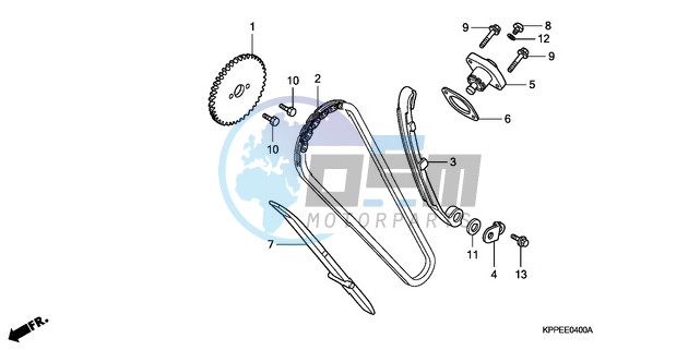 CAM CHAIN/TENSIONER