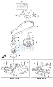 DF 9.9A drawing Timing Belt Non-Remote Control