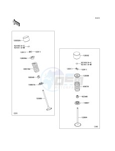 ZX 600 R [NINJA ZX-6R MONSTER ENERGY] (R9FA) R9F drawing VALVE-- S- -