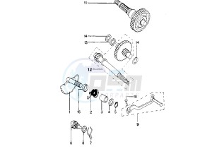 SPEEDFIGHT ARIA - 50 cc drawing STARTER