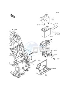 1400GTR ABS ZG1400EGF FR GB XX (EU ME A(FRICA) drawing Battery Case