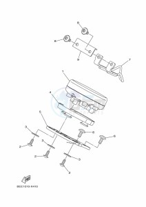 XSR700 MTM690 (BEE1) drawing METER