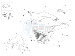 Tuono V4 1100 Factory (USA-CND) USA-CND drawing Front body III