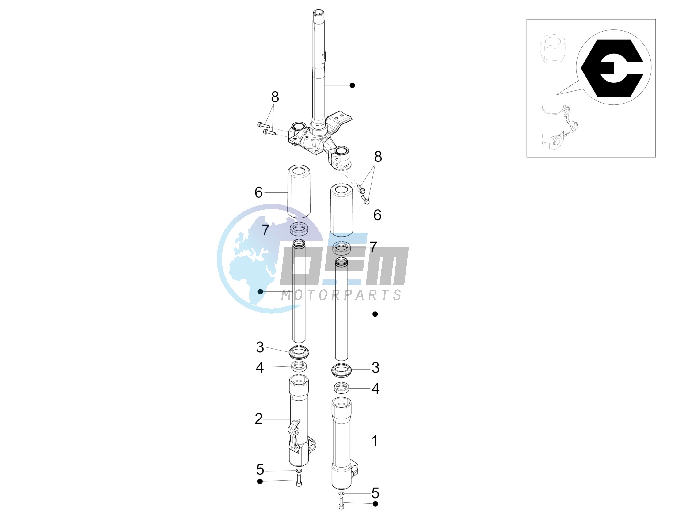 Fork components (Escorts)