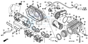 CB1300SA9 France - (F / ABS BCT CMF MME TWO) drawing AIR CLEANER