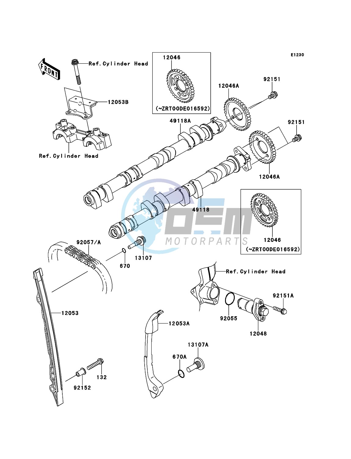 Camshaft(s)/Tensioner