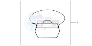 CBF500 drawing INNERBAG TOPBOX