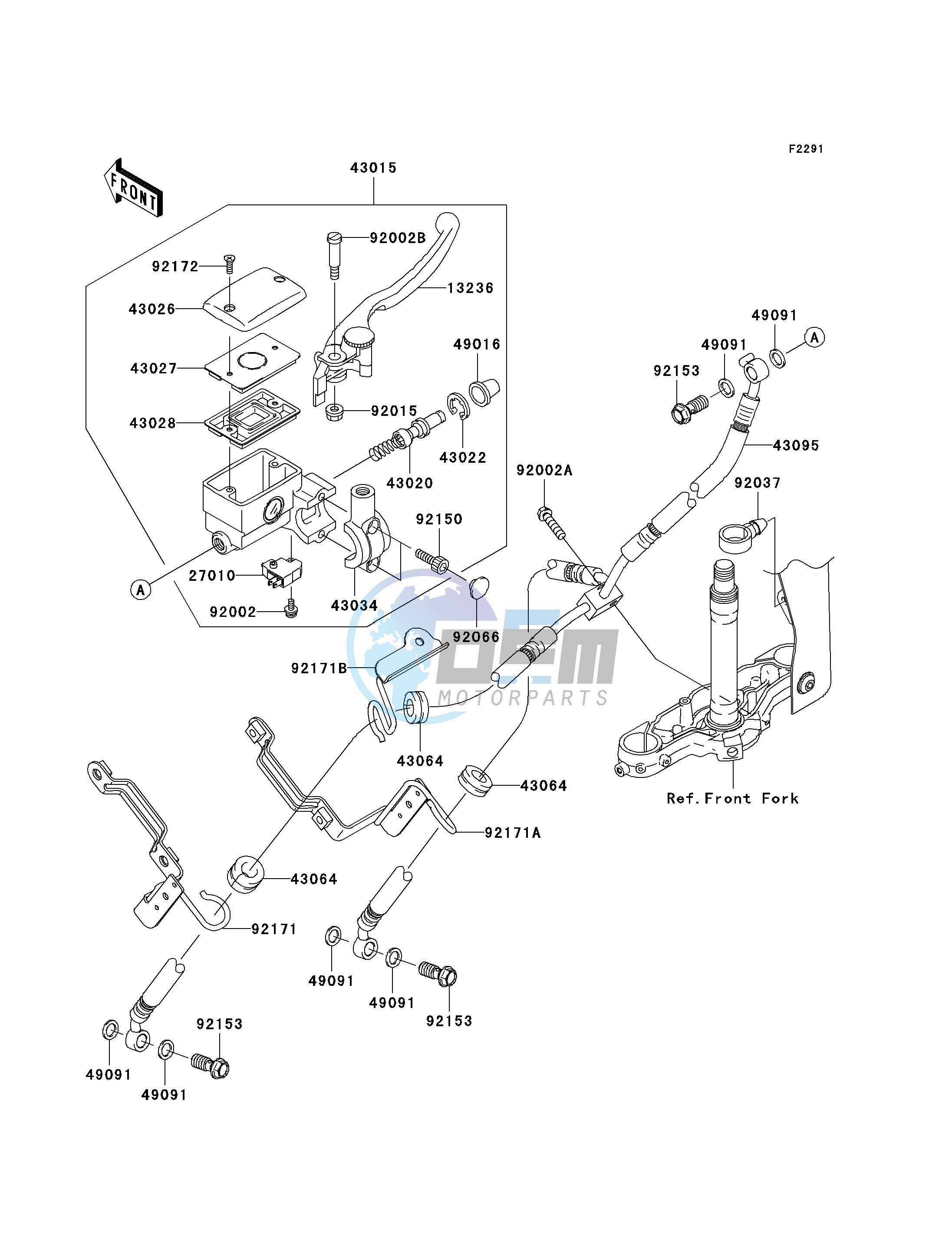 FRONT MASTER CYLINDER