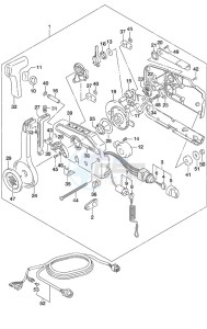 DF 9.9A drawing Remote Control w/Remote Control