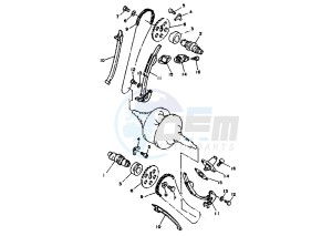 XV S VIRAGO 250 drawing CAMSHAFT -CHAIN