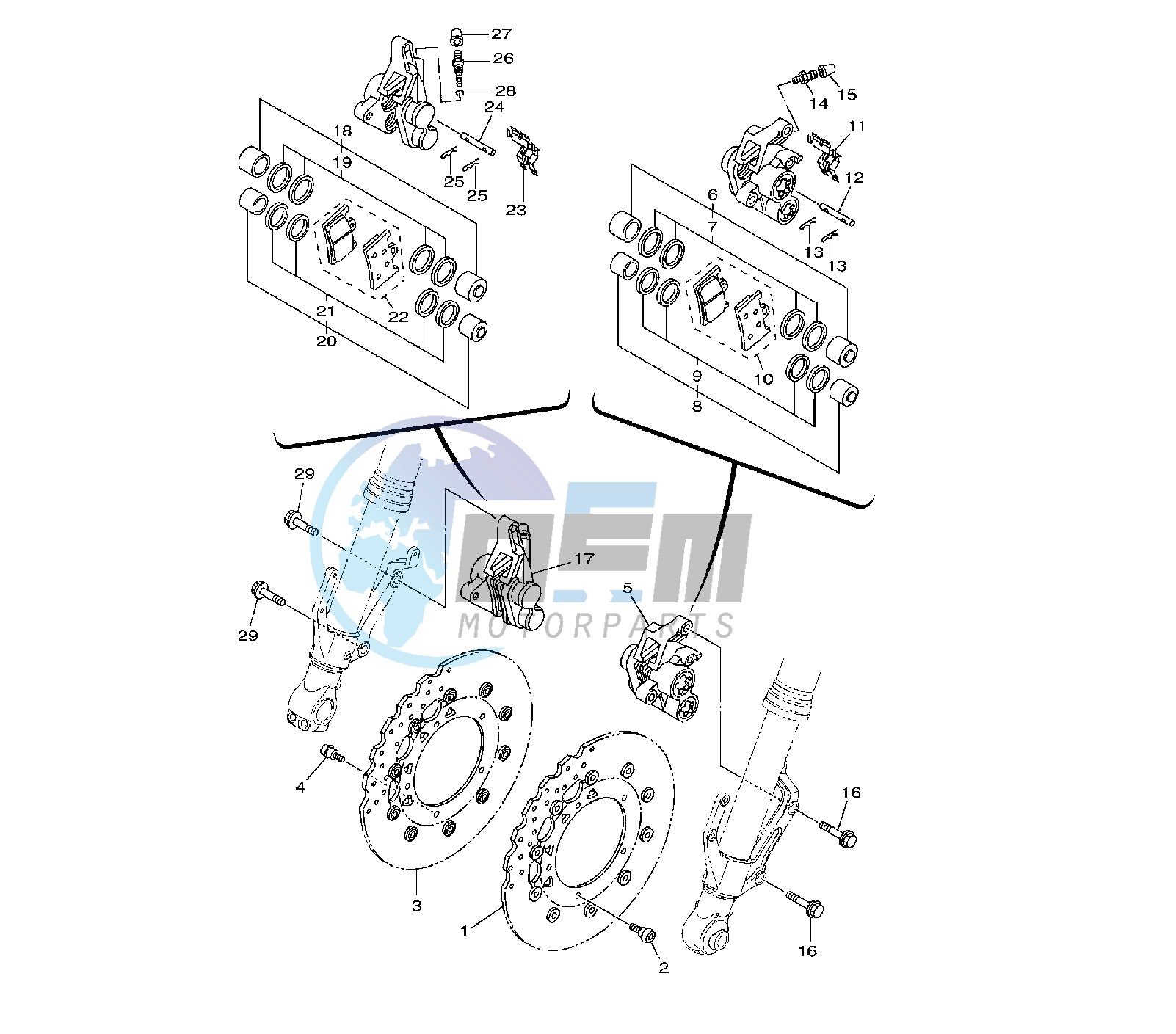 FRONT BRAKE CALIPER