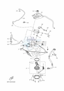 CZD250-A  (BGT2) drawing FUEL TANK