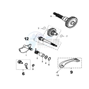 FIGHT RMO drawing DRIVE SHAFTS / KICKSTARTER