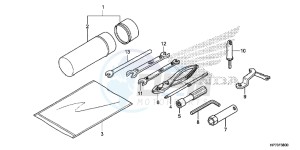 TRX420FPAD TRX420 Europe Direct - (ED) drawing TOOL