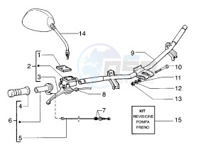 SKIPPER 125-150 drawing Front master cilinder