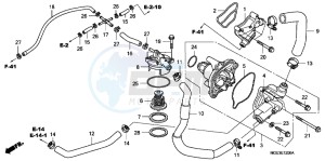 VFR1200FDB drawing WATER PUMP