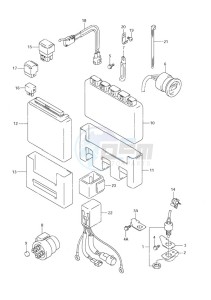 DF 60 drawing Engine Control Unit