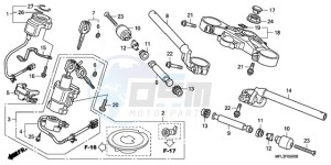 CBR1000RR9 Australia - (U / MME) drawing HANDLE PIPE/TOP BRIDGE