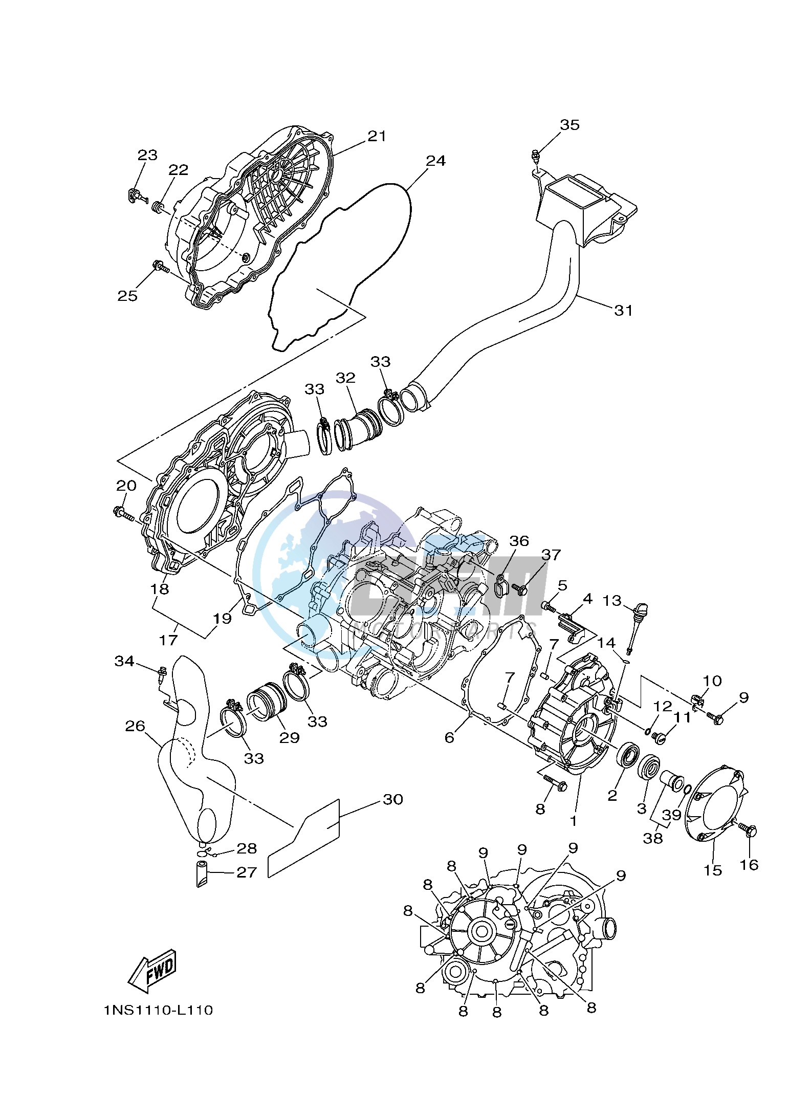 CRANKCASE COVER 1