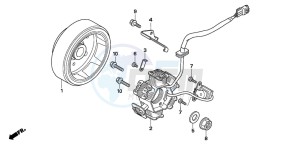 TRX90EX SPORTRAX90 drawing GENERATOR