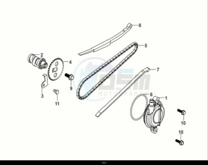 JET4 RX 50 (XE05W3-EU) (E5) (M1) drawing CAM SHAFT