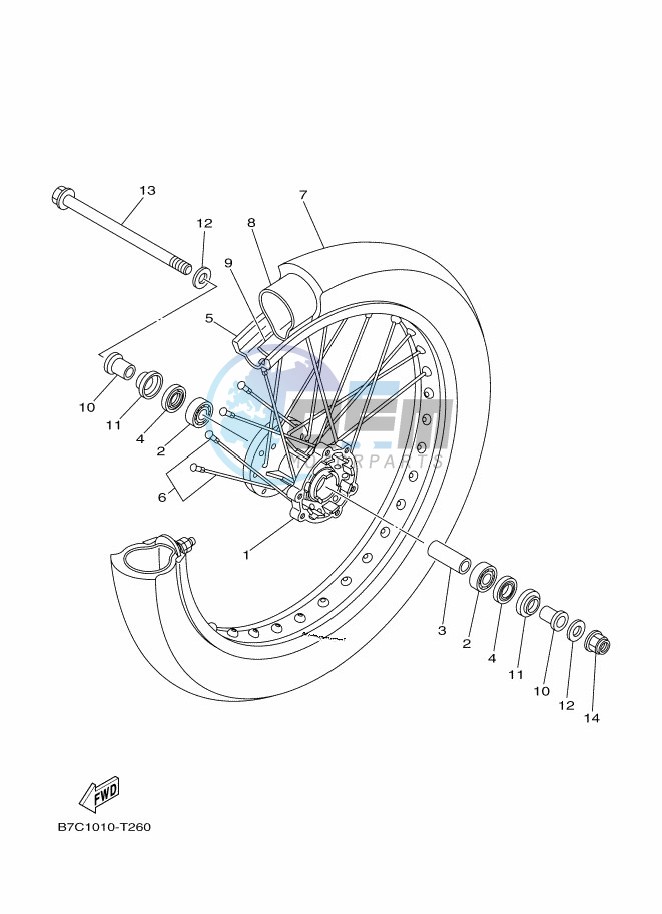 FRONT WHEEL