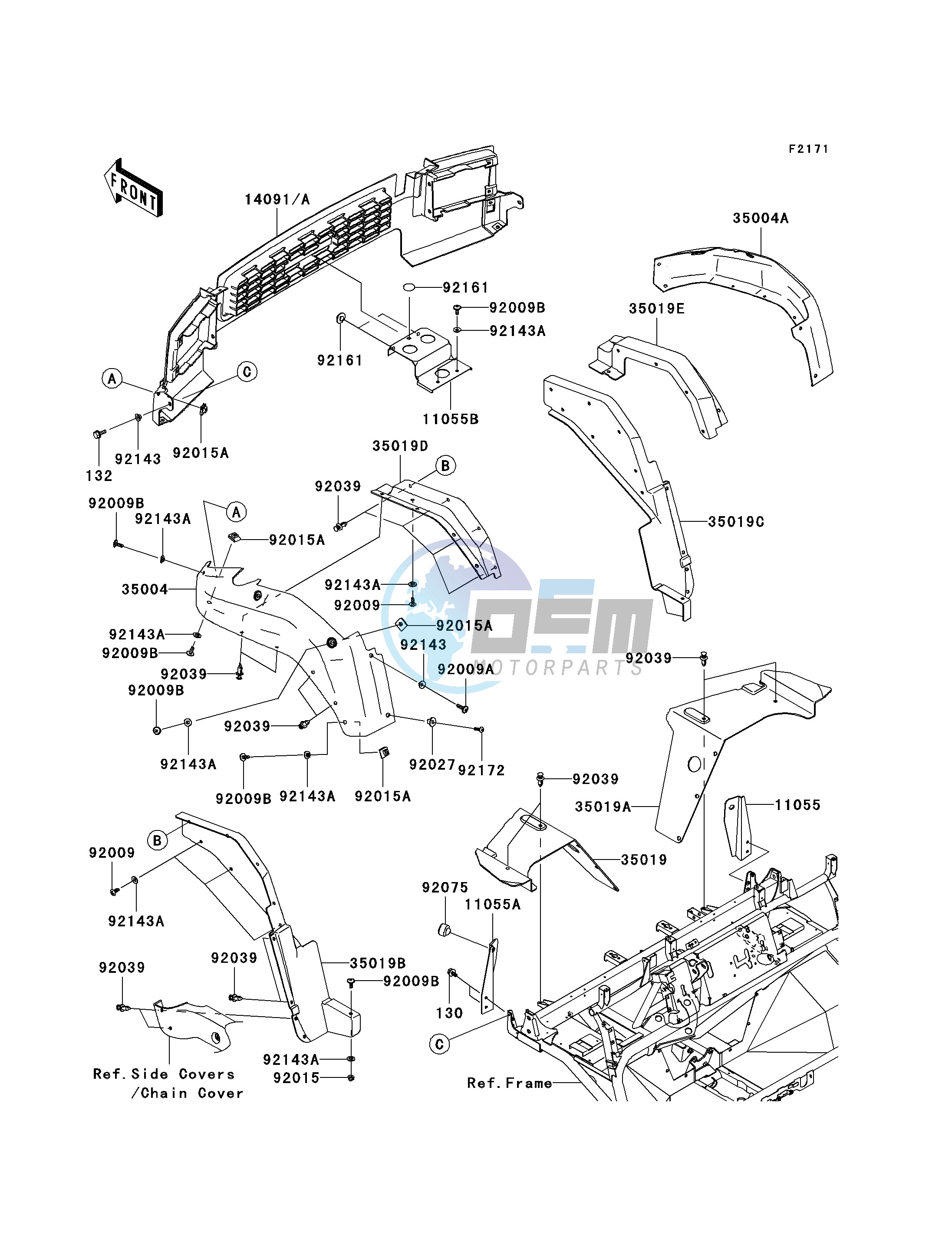 FRONT FENDER-- S- -