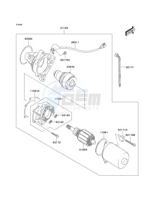 KSF 50 A [KFX50] (A1-A3) [KFX50] drawing STARTER MOTOR