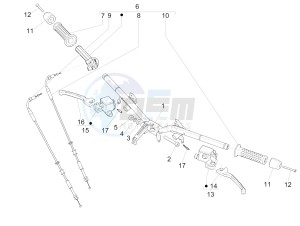 GTS 250 (EMEA, APAC) (AU, Eu, IL, J, Ri) drawing Handlebars - Master cil.