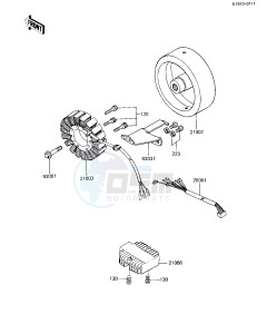 ZN 1100 B [LTD SHAFT] (B1-B2) [LTD SHAFT] drawing GENERATOR_REGULATOR