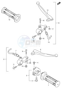 AE50 (E71) drawing HANDLE LEVER