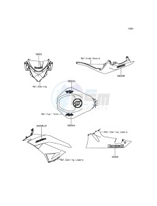 NINJA_ZX-6R ZX600REF FR GB XX (EU ME A(FRICA) drawing Decals