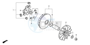 PES150R 125 drawing DRIVE FACE