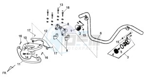 ALLO 50 drawing HANDLEBAR KLEMPLATEN