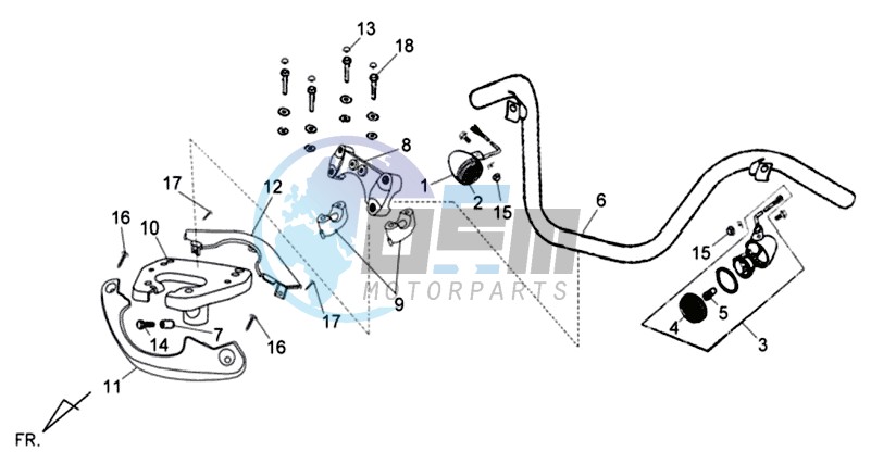 HANDLEBAR KLEMPLATEN