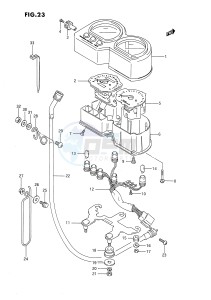 DR650 (E4) drawing SPEEDOMETER - TACHOMETER